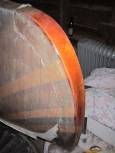 20. fibreglassing the stem